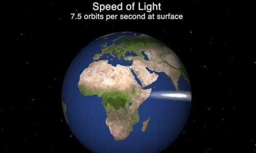How fast is light speed really? JAXA scientist creates incredible animations that show just how 'slowly' light travels through the vastness of space