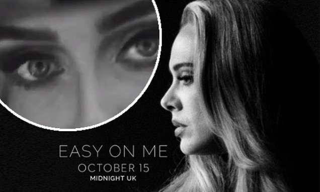 'We can't wait!' Adele fans go wild as the singer shares a first look at the single cover for upcoming track Easy On Me where she poses in stunning black and white shot