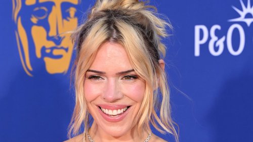 Billie Piper puts on a racy display in a VERY busty pink gown at the BAFTA TV Awards as she misses out on her Leading Actress nomination for Scoop