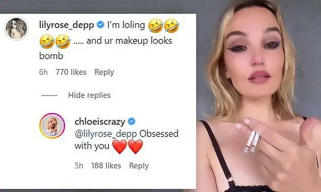 636px x 382px - Lily-Rose Depp's TINY bra, chain-smoking and cringey X-rated talk in The  Idol mocked by SNL star Chloe Fineman in funny spoof video (and even the  actress can't help but laugh) | Flipboard