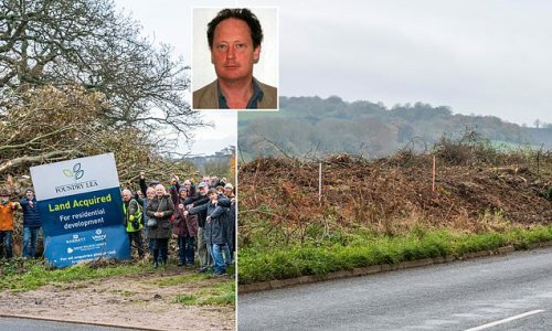 Furious campaigners blast developers for destroying 300ft hedgerow and 19 trees by MISTAKE while building 760-home estate in Thomas Hardy country