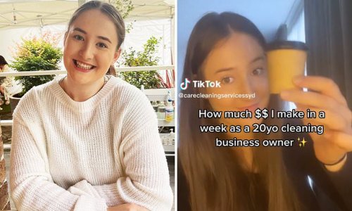 Young Aussie cleaner, 20, shocks fans after sharing how much she earns in one week - and the eyewatering amount she can make in three hours