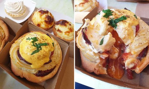 Is this the BEST pie in Australia? Cafe wows with award-winning $8 breakfast creation - topped with an 'oozing' egg and lashings of sauce