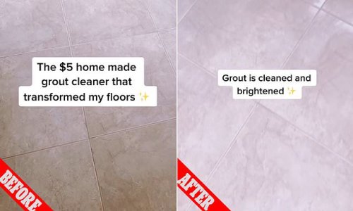 Mum reveals the $5 homemade grout cleaner recipe that left her dirty floors sparkling