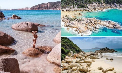 This beach looks like the Seychelles but it's near a major Aussie city