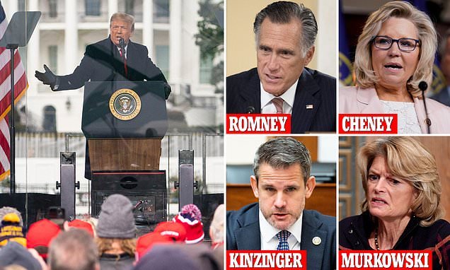 Trump's revenge tour: Ex-president is 'plotting to settle the score with disloyal Republicans who voted for his impeachment after his trial concludes'