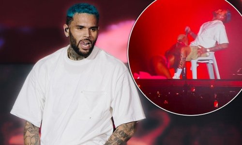 Exclusive Chris Brown Mimics Sex Act During Raunchy Moves On Stage At Thailands Rolling Loud 