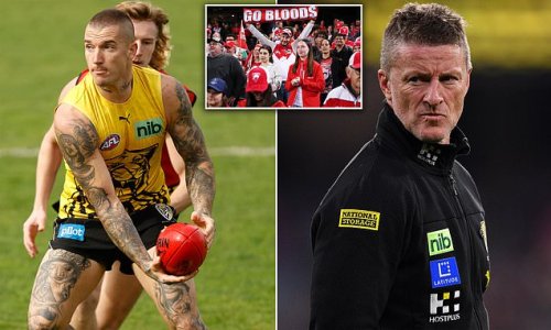 Richmond coach Damien Hardwick gives his 'blessing' for superstar Dustin Martin to move to a Sydney club as soon as NEXT SEASON to escape the intensity of Melbourne's AFL bubble