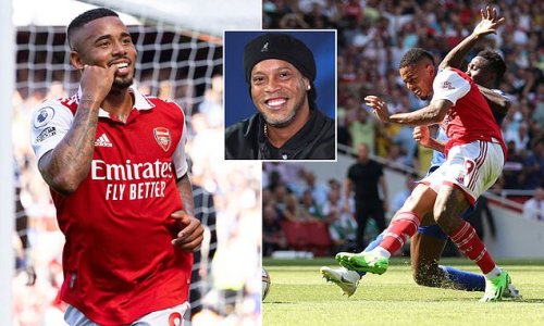 Ronaldinho hails Arsenal new boy Gabriel Jesus and expects 'big things' from him this season... as Brazil legend hits out at Man City for not showing compatriot 'the love a player of his quality deserves'