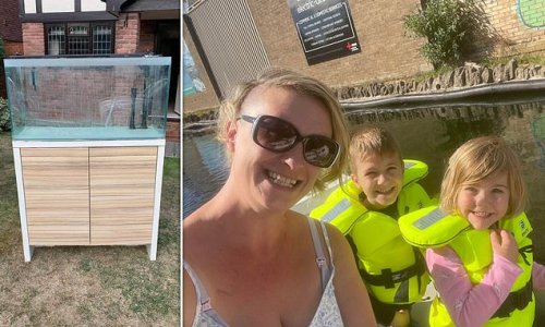 Mother fined for fly tipping after leaving a fish tank outside house