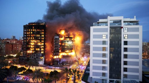Devastated residents of Valencia fire apartment block say they 'have nothing' as it is confirmed...