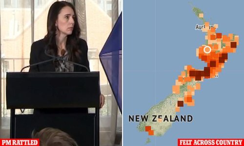 Huge 5.9 magnitude earthquake strikes New Zealand