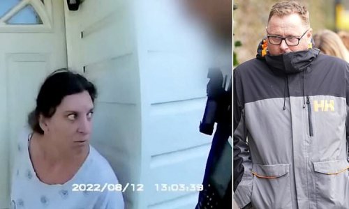 Moment mother-of-five, 43, is arrested for trying to hire dark web hitman to kill Linda McCartney factory colleague who spurned her advances is revealed as she is convicted of soliciting murder