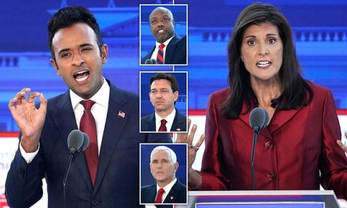 'Every time I hear you I feel a little bit dumber': Nikki Haley ROASTS Vivek Ramaswamy for TikTok video with Jake Paul as ALL candidates pile on the entrepreneur for Chinese business deals linked to Hunter