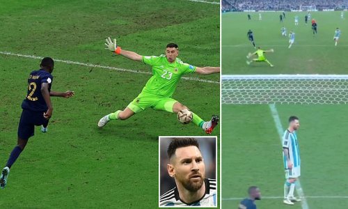 New video reveals Lionel Messi's stoic reaction to Argentina teammate Emiliano Martinez's epic last-minute save to deny Randal Kolo Muani in the World Cup final