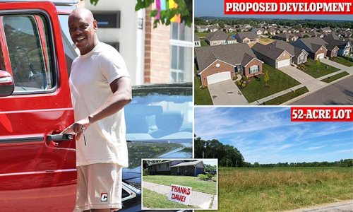 EXCLUSIVE: 'Thanks Dave!' Hometown hero Dave Chappelle is all smiles as it's revealed the comedian has successfully blocked plans for 140-home development in his tiny Ohio community by buying the ENTIRE 52-acre site