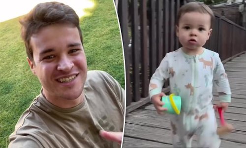 Bindi Irwin and her husband Chandler Powell share sweet footage of daughter Grace 'doing some maintenance' at Australia Zoo