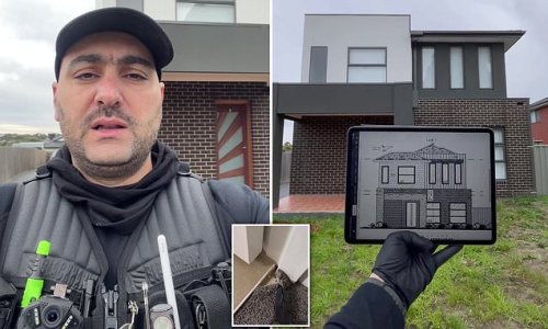 Property inspector exposes the shoddy workmanship of Aussie tradies - so can YOU spot what's wrong with this house? 'Buy off the plan... buy horror'