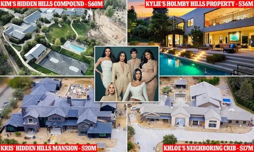 So how many homes DO the Kardashians actually have? As Kris Jenner confesses to FORGETTING she owned condo used only for storing Champagne and wrapping Christmas gifts, a look at the family's EXPANSIVE property portfolio