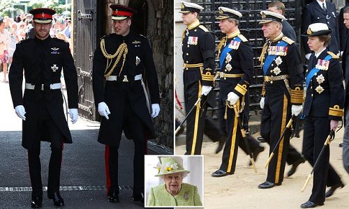 None of the royals to wear military uniform at Prince Philips funeral