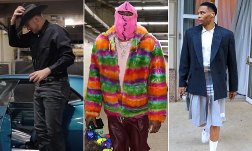 Dressing up for Christmas: NBA stars show off their weird and wonderful  fashion ahead of festive