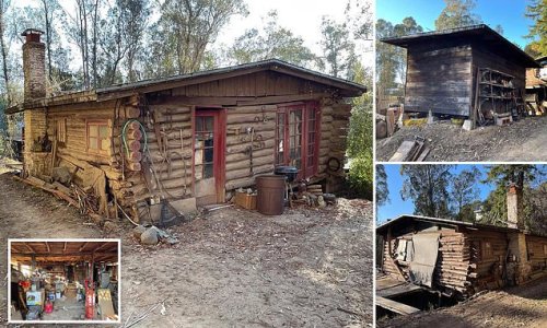 Crumbling 1890 log cabin is on for sale for a whopping $575K