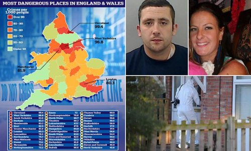 The Most Dangerous Places To Live In England And Wales Map Reveals The Most Dangerous Places To Live In England And Wales Map Reveals