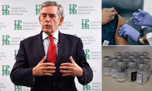 Gordon Brown warns rich nations that not sharing vaccines is 'coming back to haunt us' as ex-Prime Minister blasts EU for 'neocolonialism' in buying up South African jabs