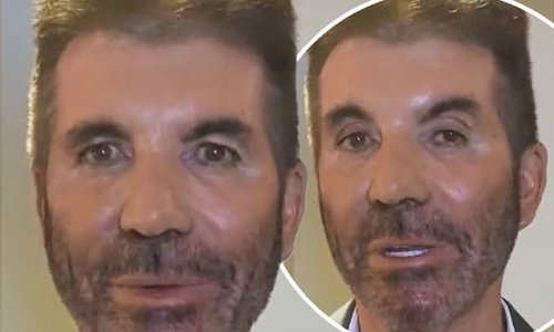 'Holy moly! What has happened to his face': Simon Cowell sparks fan concern as he looks 'unrecognisable' in BGT promo video with incredibly smooth complexion and bright teeth