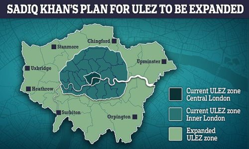 'The mayor lives on another planet!': Residents in Sadiq Khan's new ULEZ zone blast London leader's plan to expand £12.50-a-day clean air zone to hit tens of thousands more