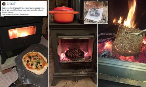 How to get the most out of your wood-burner: Owners share their best tips, from using a fan to cooking pizza, potatoes and Wagyu beef on it and using VACUUM CLEANER fluff and wax to light it ...so how do YOU use yours?