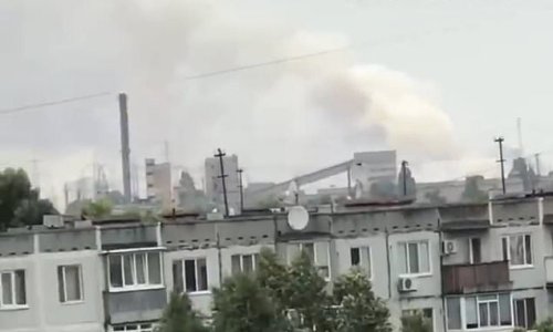 New radiation fears in Ukraine as fighting erupts at nuclear power plant: Smoke is seen rising from Zaporizhzhia as both sides accuse each other of shelling