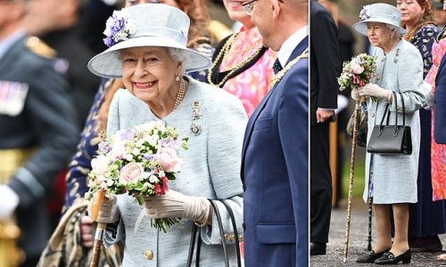 The Queen, 96, travels to Scotland to take part in ceremony of the keys at Holyrood today with Prince Edward and Sophie Wessex