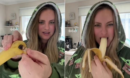You've been peeling bananas wrong your whole life: Baker uncovers 'genius' method that monkeys use so you'll never have mushy fruit again