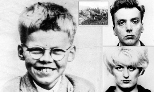 Skull found in hunt for Ian Brady and Myra Hindley's last victim: Police dig up Saddleworth Moor in search for 12-year-old Keith Bennett - 35 years after he was snatched by Moors murderers