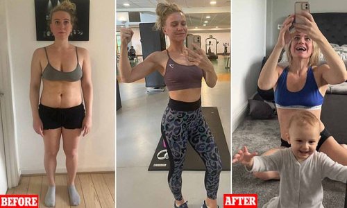 New mother drops FIVE stone at home workout app