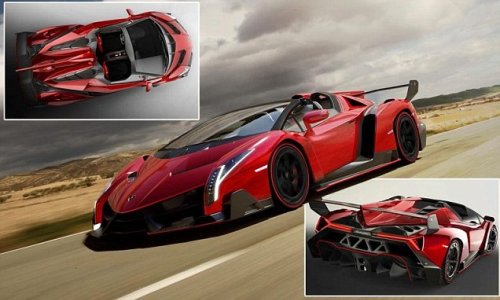 Lamborghini launch most expensive car in world: Veneno Roadster does 221mph and costs £3.3million