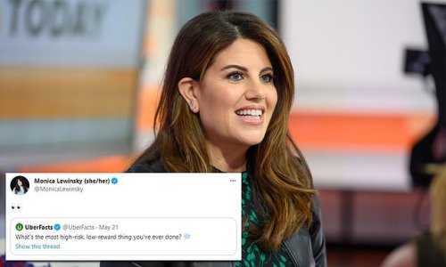 Monica Lewinsky has tickles Twitter users with tongue-in-cheek reply