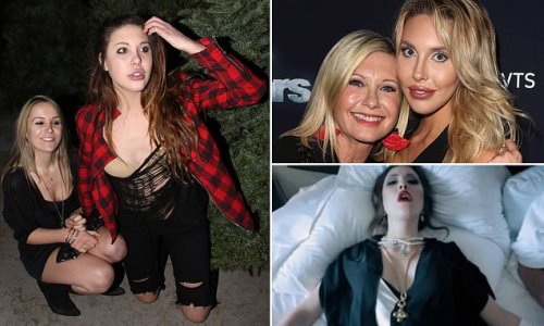 How Olivia Newton-John's fame took a toll on her daughter Chloe Lattanzi who spiralled into drugs, anorexia and a VERY public collapse in front of a LA strip club - until her mum pulled her back from the brink of death
