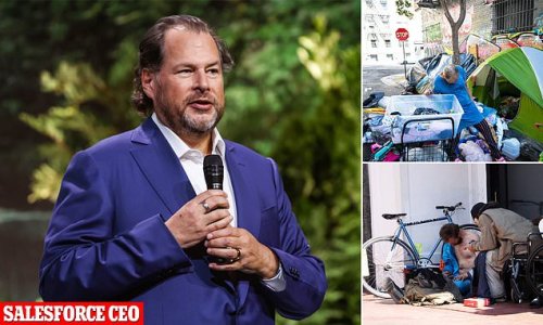 San Francisco is slammed by Salesforce boss for only making the city 'safe' during his elite Dreamforce conference: 'Why can't it be like this all the time'