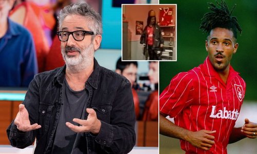 Footballer Jason Lee says David Baddiel subjected him to a 'whole new layer' of racist abuse by 'blacking up' for infamous pineapple skit on BBC's Fantasy Football League - and he's only apologised 'personally' 25 years later