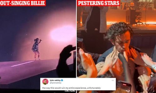 TikTok is blamed for ruining concerts as annoying influencer wannabes try to OUTSING stars, pester them with phones and make fools of themselves in bid to go viral