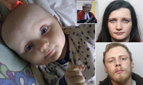 Sadistic drug addict parents who murdered Finley Boden on Christmas Day - days after the ten-month-old was sent back to them in lockdown - are jailed for life