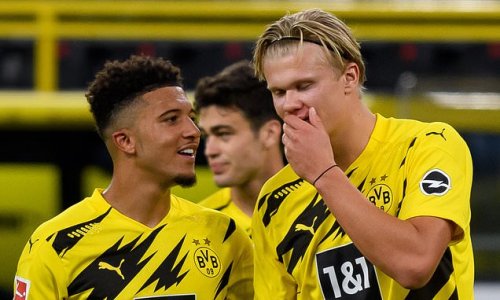 Secret agent Jadon Sancho has been giving tips on how to stop ex-Dortmund team-mate Erling Haaland ahead of the Manchester derby, reveals United boss Erik ten Hag