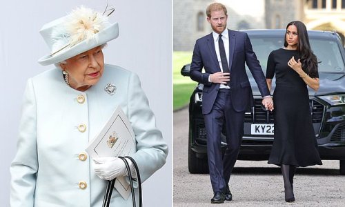 Meghan 'thought she would be the Beyoncé of the UK when she married Harry': Bombshell new book claims Sussexes felt 'cornered and misunderstood' by the Palace and The Queen 'told them you're either in or out at crunch Megxit summit'