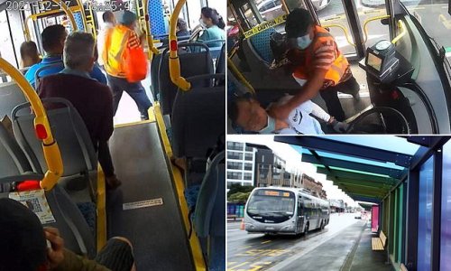 Bus driver threatened with sack over kicking passenger who punched him