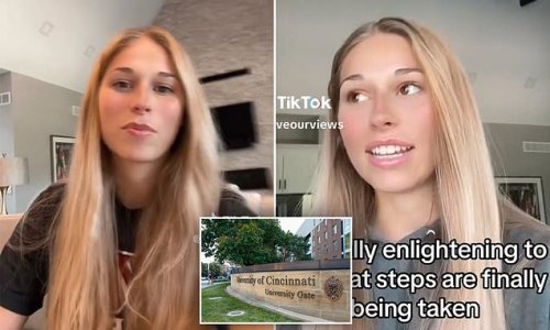 College student in Cincinnati says her professor FAILED her on a project after she used the 'exclusionary' term 'biological women' in a project about feminism