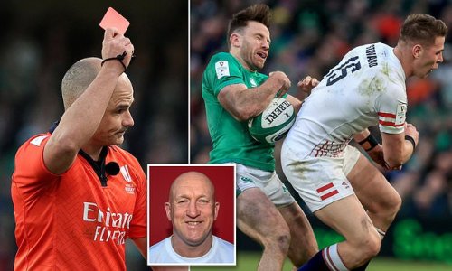 SHAUN EDWARDS: Freddie Steward's red card was an injustice - it was barely a penalty - and ruined the Ireland vs England match. Refereeing has become a box-ticking exercise and it feels like the human side has been removed