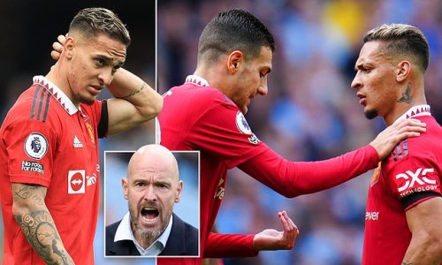 Antony 'IGNORED orders from Erik ten Hag to track back and help Diogo Dalot' during Manchester United's derby humiliation against rivals City, with the boss left fuming at his £85m summer signing
