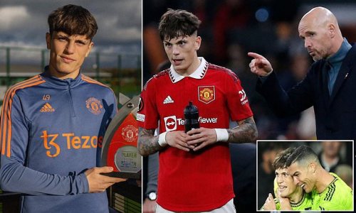 Man United wonderkid Alejandro Garnacho is set to earn 10 TIMES his current salary with talks 'progressing well' over new contract at Old Trafford as Erik ten Hag's men prepare for life after Cristiano Ronaldo
